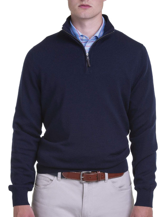 Think Tank Golf - Fairway & Greene Men's Merino Wind Sweater 04112